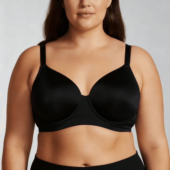 Veluna – Wide-Band Full-Bust Shaping Bra Black / 32B – 32DDD