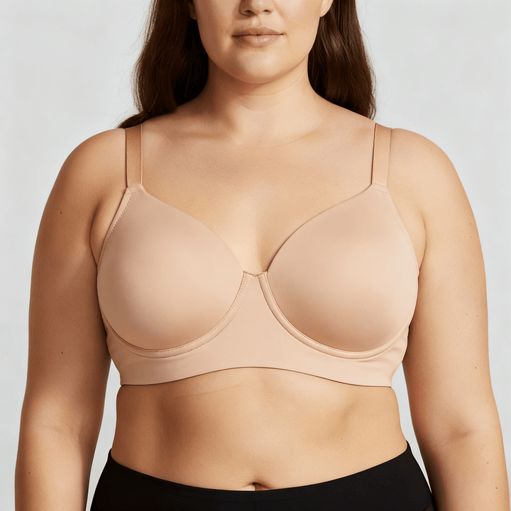 Veluna – Wide-Band Full-Bust Shaping Bra Nude / 32B – 32DDD