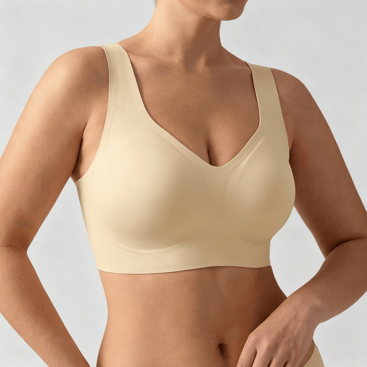 Veluna – Wire Free Lifting Jelly Bra Beige / M