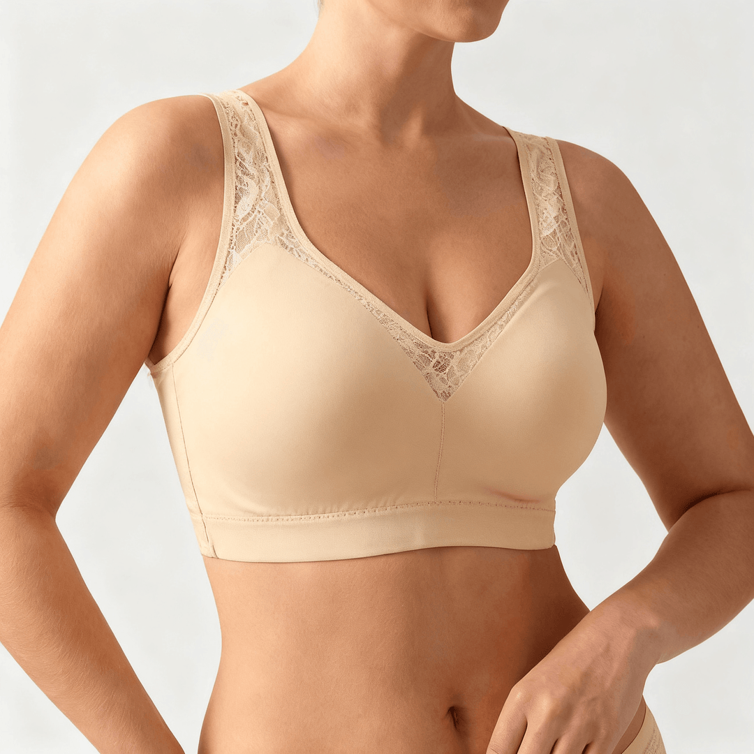 Veluna – Wire Free Lifting Jelly Bra Beige