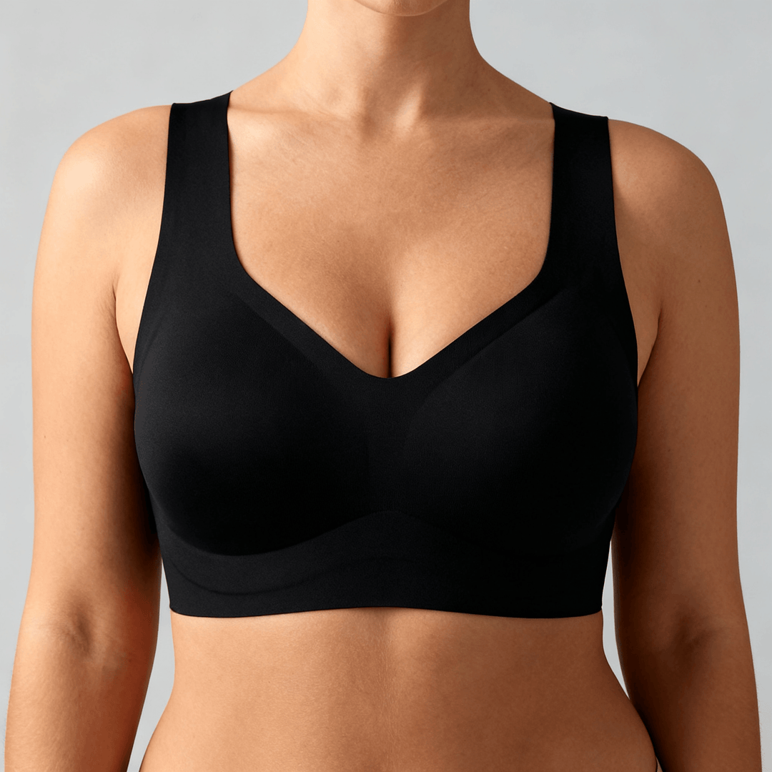 Veluna – Wire Free Lifting Jelly Bra Black / M