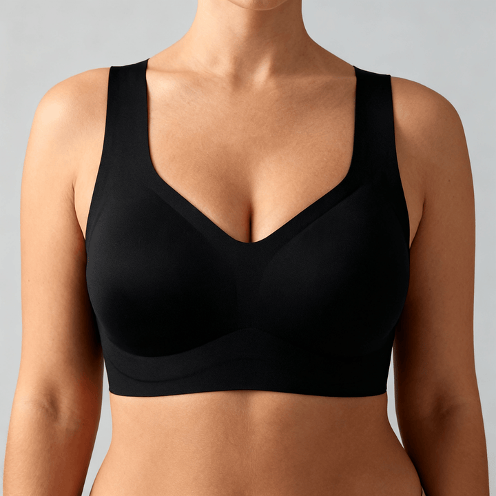 Veluna – Wire Free Lifting Jelly Bra Black / M