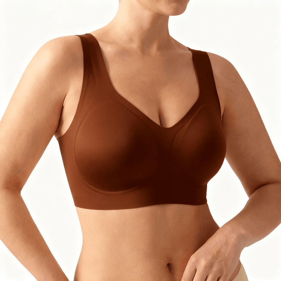 Veluna – Wire Free Lifting Jelly Bra Brown