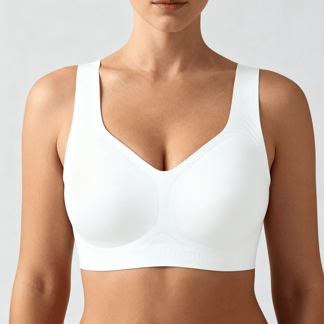 Veluna – Wire Free Lifting Jelly Bra White / M