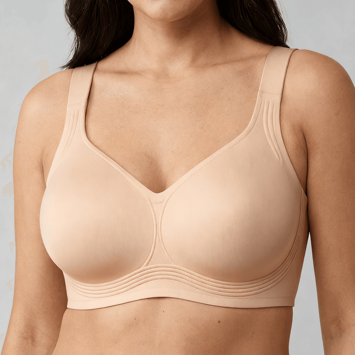Veluna – Wireless Full Coverage Support Bra Nude / S
