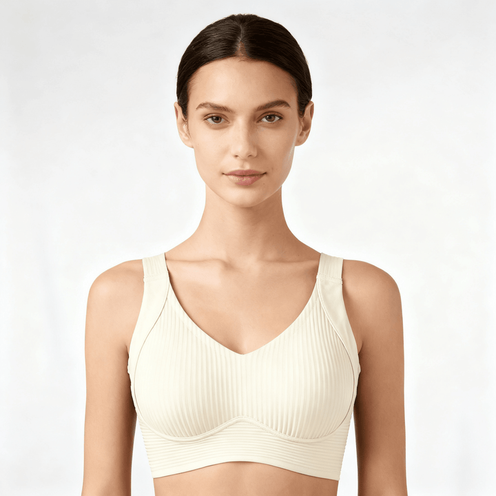 Veluna – Wireless Full Support Cooling Bra Ivory