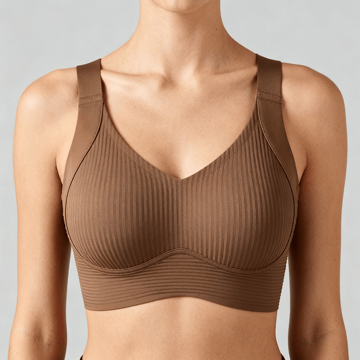 Veluna – Wireless Full Support Cooling Bra Mocha / M