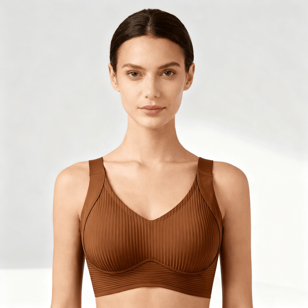 Veluna – Wireless Full Support Cooling Bra Mocha