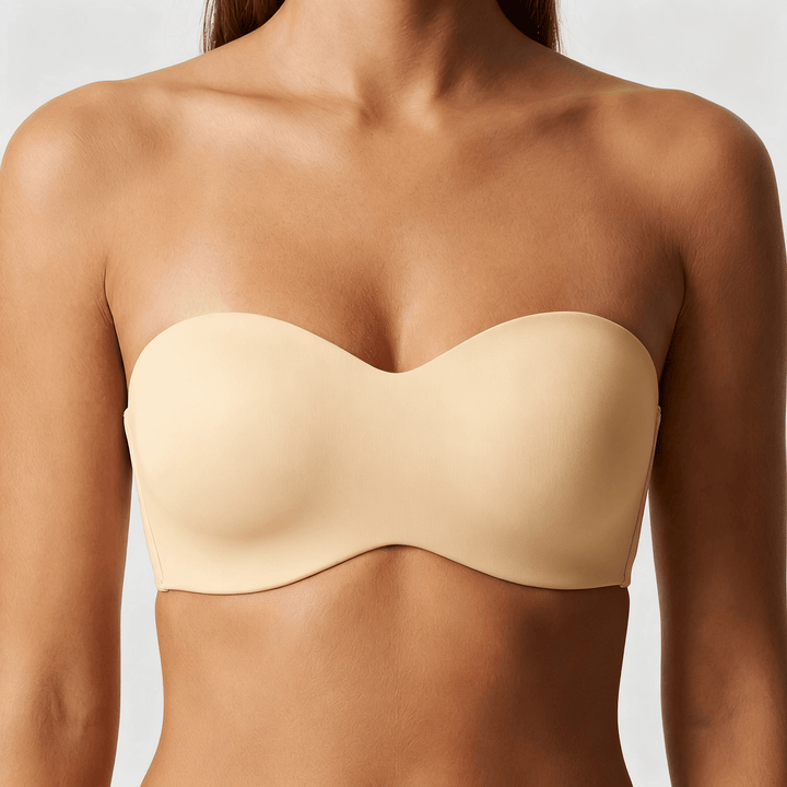 Velura – Full Support Convertible Bandeau Bra Beige / S