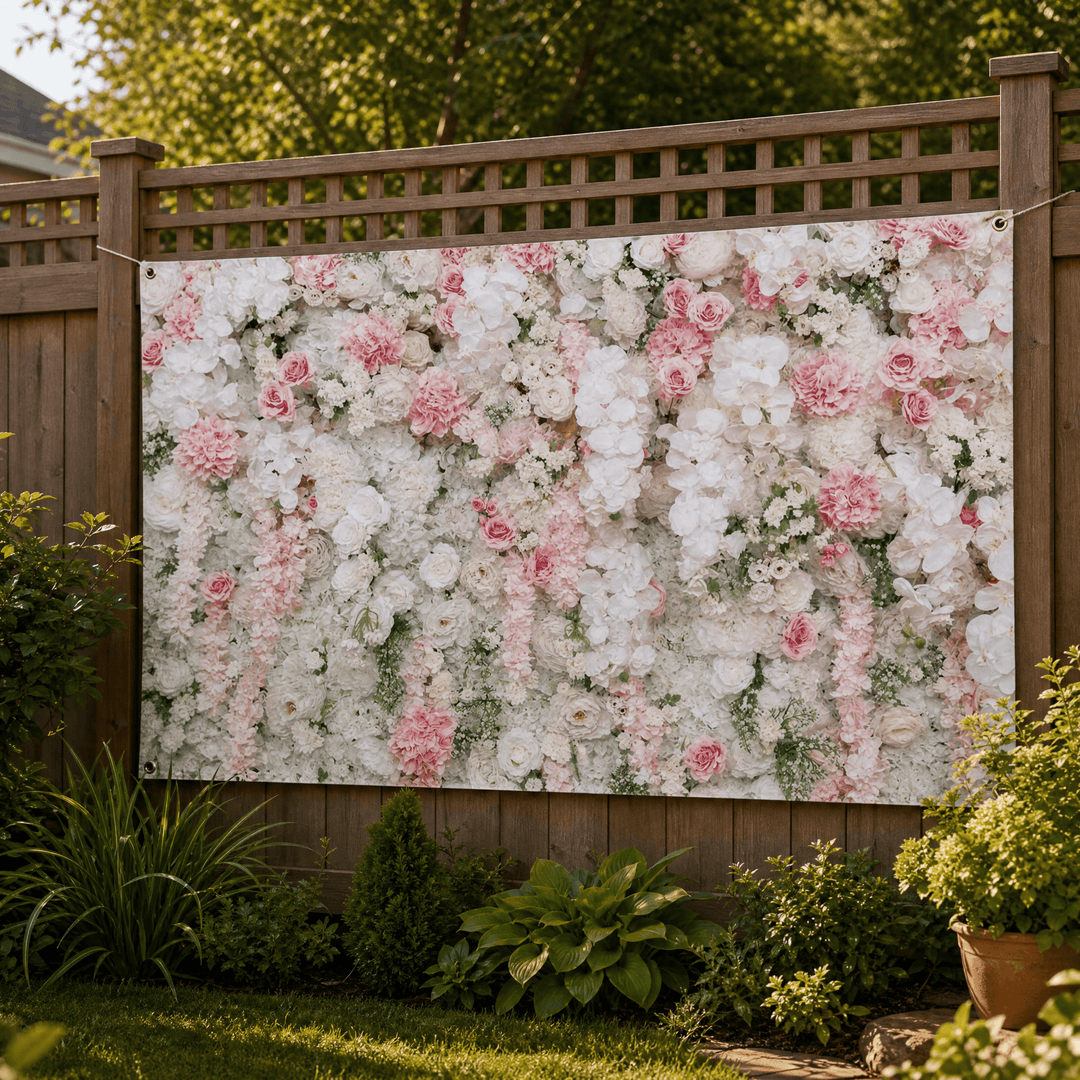 Verdara – Garden Backdrop Banner Rose Floral Wall
