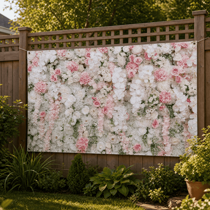 Verdara – Garden Backdrop Banner Rose Floral Wall
