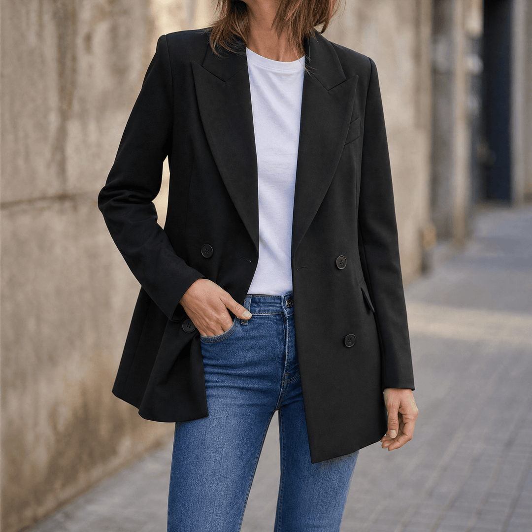 Vivara – Everyday Double Breasted Blazer Black / S