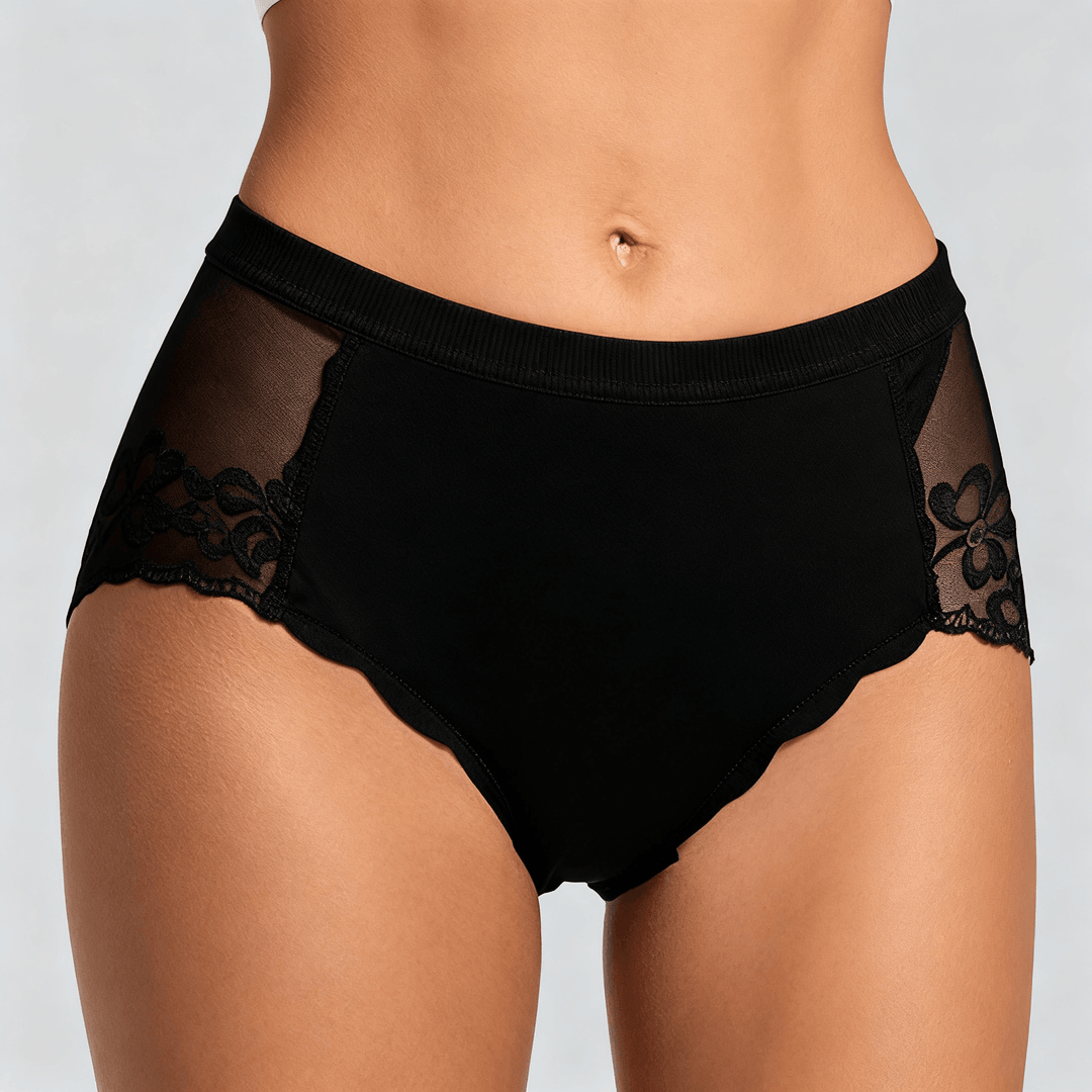 Vivelyn - Sexy Lace Briefs for Women Black / S