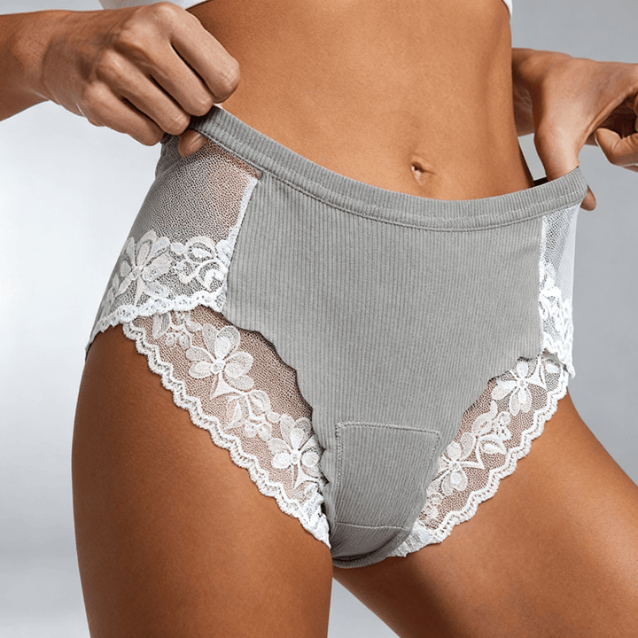 Vivelyn - Sexy Lace Briefs for Women Grey / S
