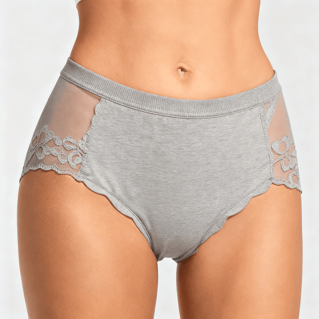 Vivelyn - Sexy Lace Briefs for Women Grey