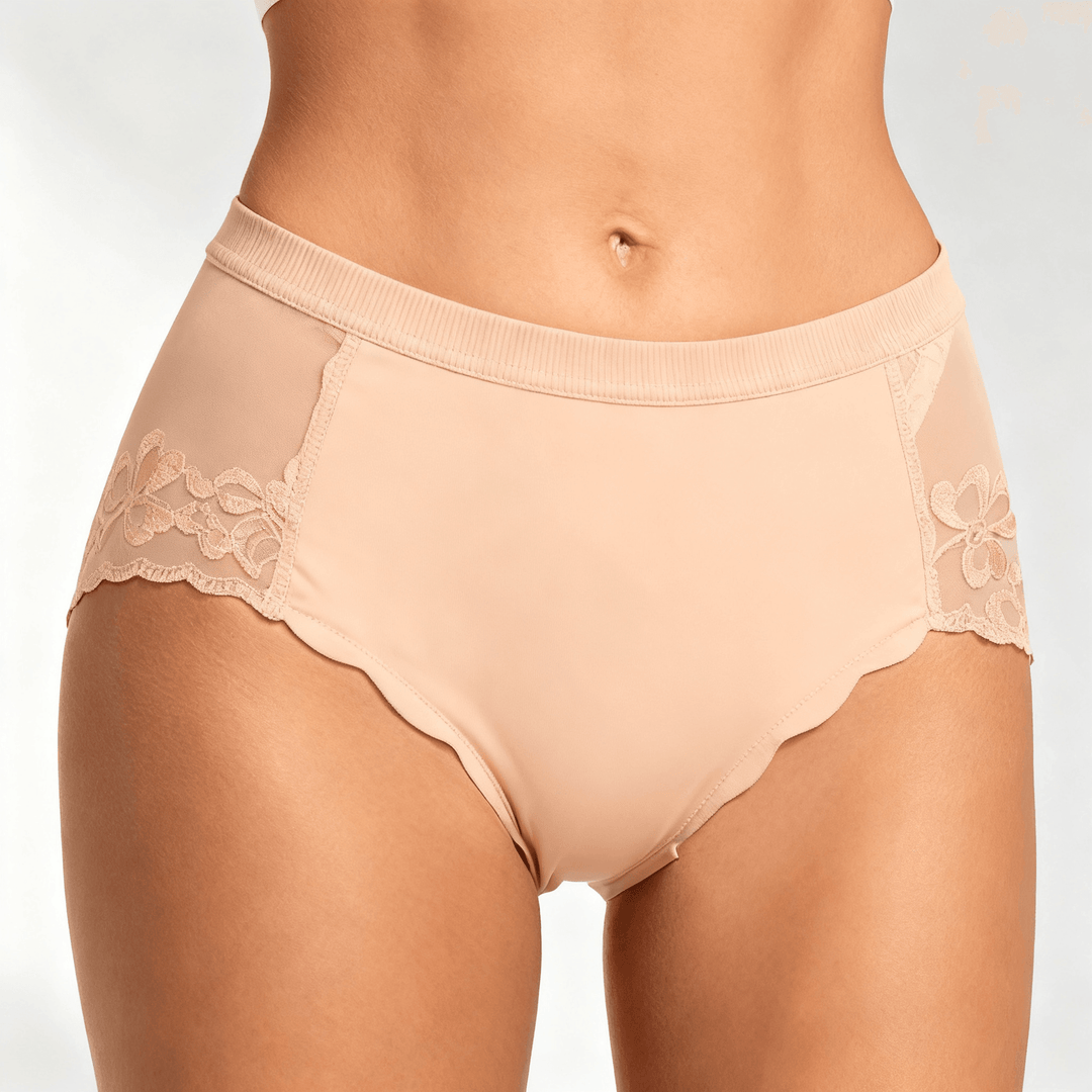 Vivelyn - Sexy Lace Briefs for Women Nude