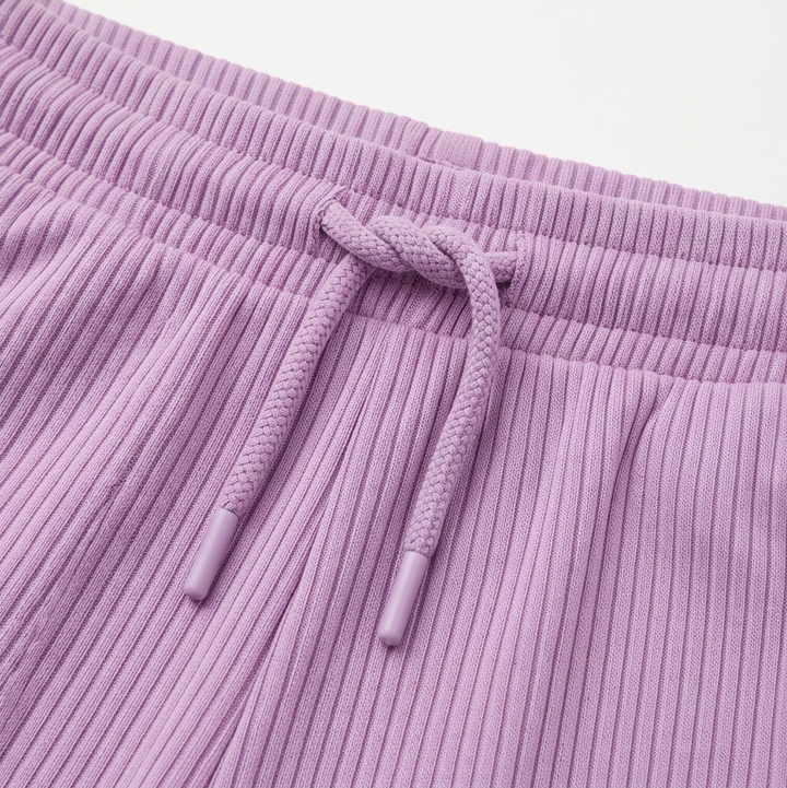 Vivelyn™ – Soft Ribbed Two-Piece Lounge Set