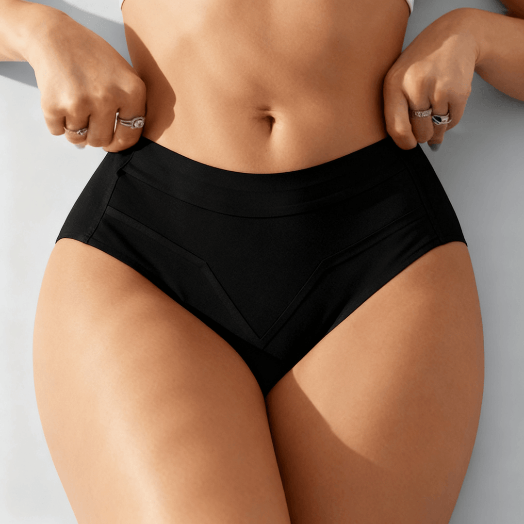 Wearbella - Seamless Comfort Everyday Panties for Women Black / S