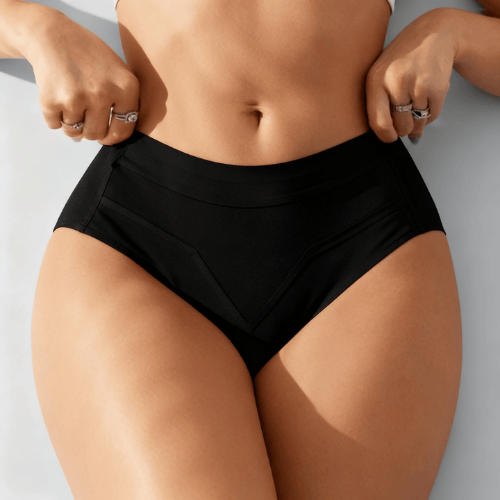 Wearbella - Seamless Comfort Everyday Panties for Women Black / S