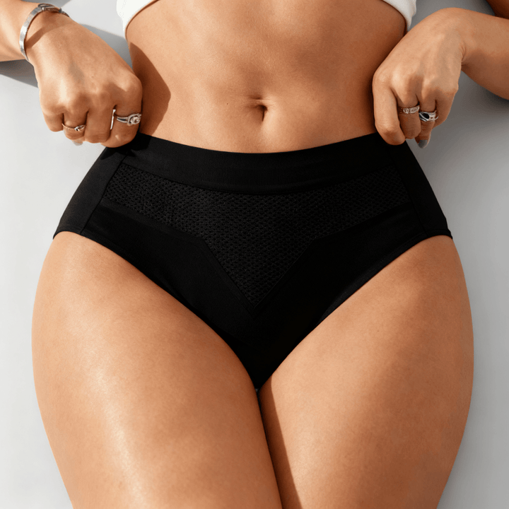 Wearbella - Seamless Comfort Everyday Panties for Women Black
