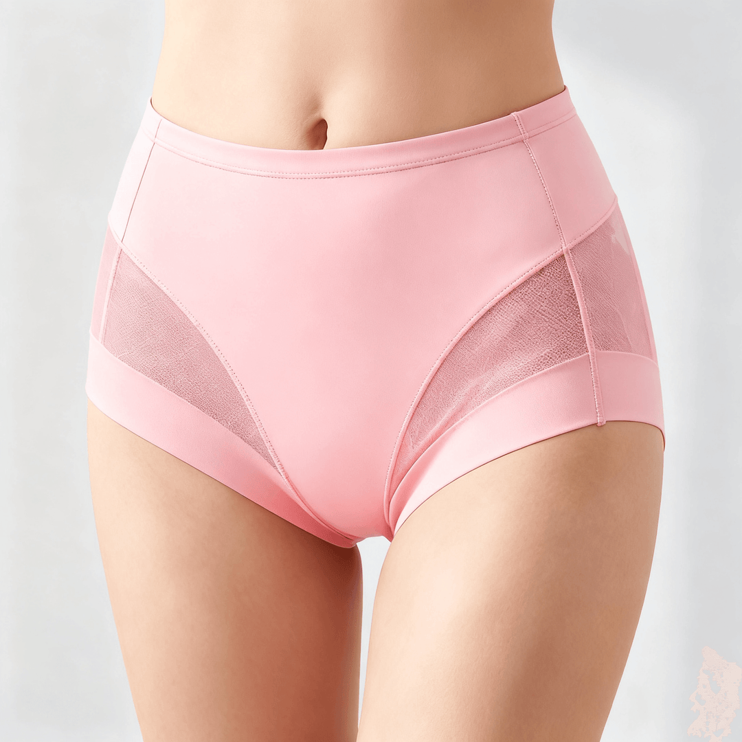 Wearbella – Seamless Mesh Panel Everyday Panties Pink